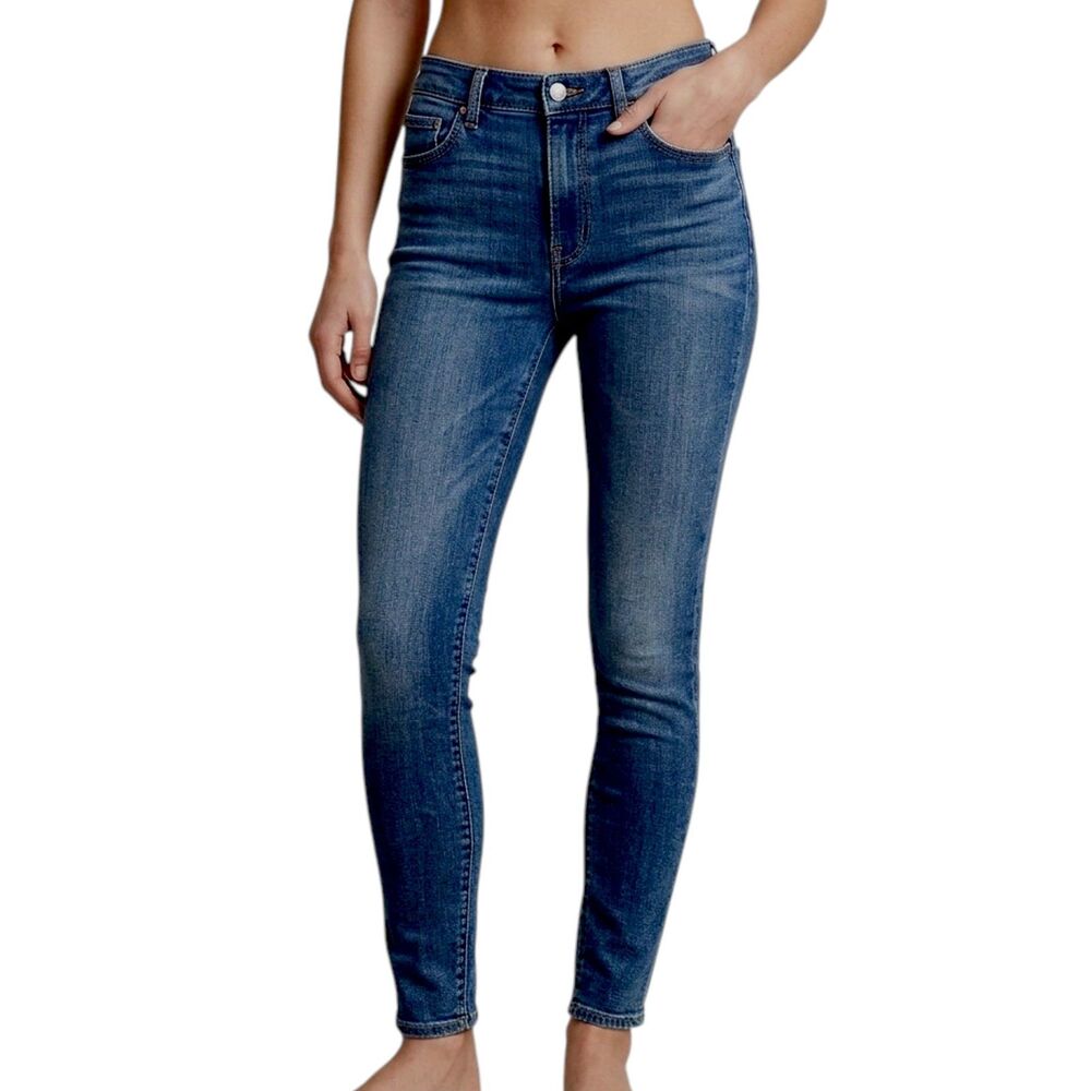 GAP Womens Size 4/27 High Rise Universal Legging Jeans Super Stretch Black
